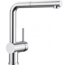 Смеситель Blanco Linus-S Нержавеющая сталь 526242, , 59084 ₽, 526242, Linus-S Нержавеющая сталь, Смесители с лейкой